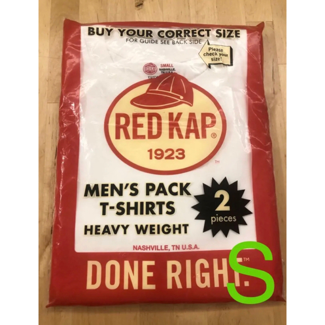 RED KAP  レッドキャップ ポケット付き パック　Tシャツ 2枚組　S
