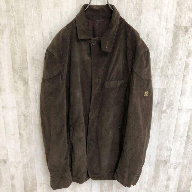 BELSTAFF(ベルスタッフ)のベルスタッフ フェイクスエードジャケット　フルジップ　コットン　スナップボタン メンズのジャケット/アウター(その他)の商品写真