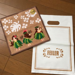 フェイラー(FEILER)のフェイラー 新品 マナマナ ハンカチ ベージュ(ハンカチ)