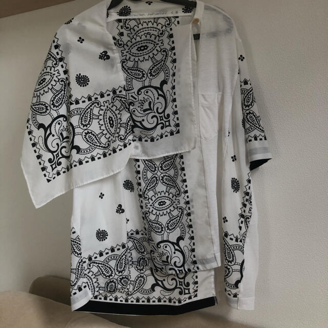 sacai - sacai サカイ ペイズリー柄シャツの通販 by Ren's shop