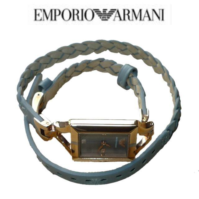 【美品】 アルマーニ ブレスレット ウオッチ EMPORIO ARMANI