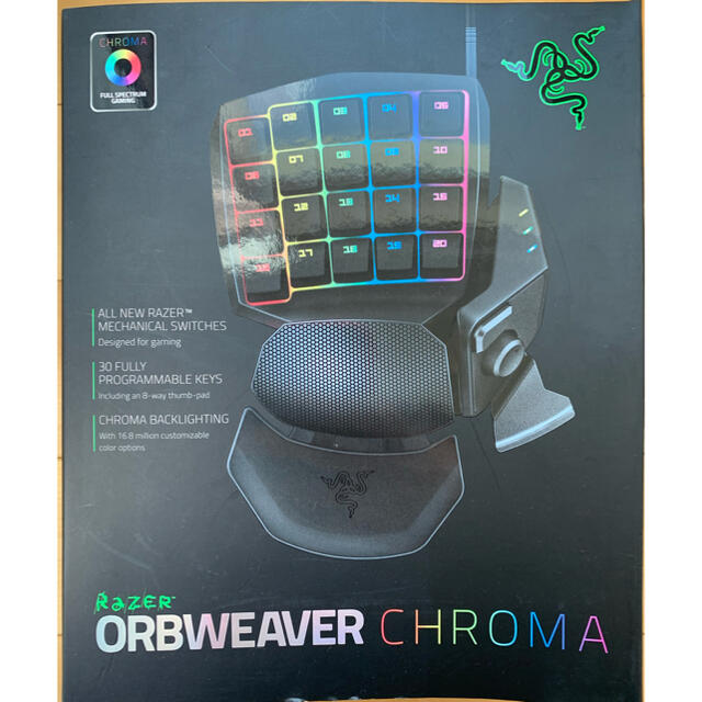 LAZER(レイザー)の【新品未開封】Razer Orbweaver Chroma スマホ/家電/カメラのPC/タブレット(PCパーツ)の商品写真