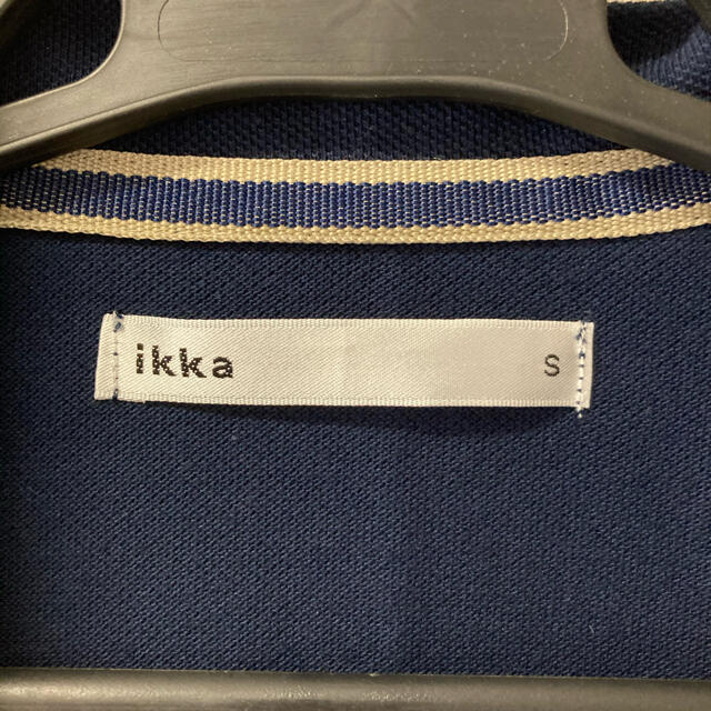 ikka(イッカ)のikka 鹿の子カットテーラードCOOLMAX イッカ　ネイビー　S メンズのジャケット/アウター(その他)の商品写真
