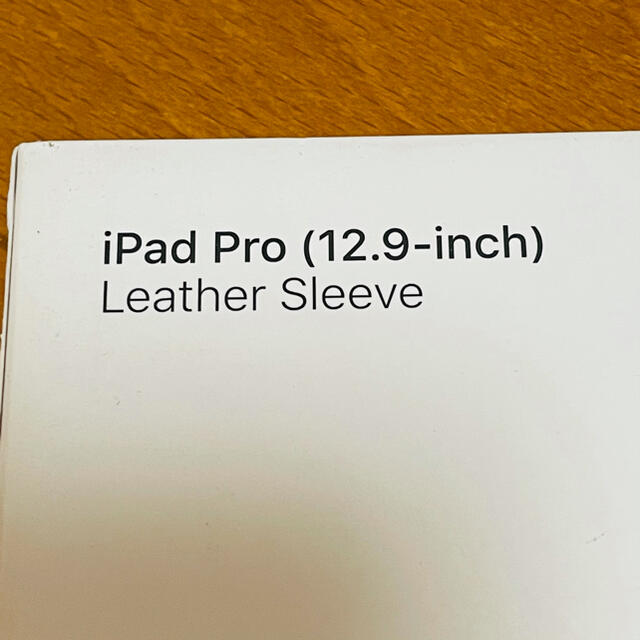 Apple(アップル)のApple【純正】12.9インチiPad Pro用レザースリーブ スマホ/家電/カメラのスマホアクセサリー(iPadケース)の商品写真