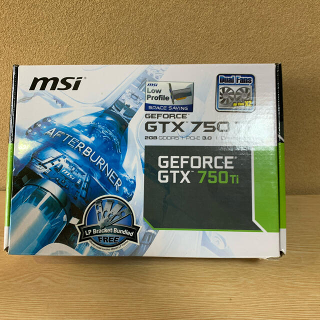 【購入申請有】MSI　GTX750Ti　LP　ロープロファイル対応