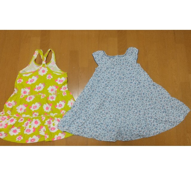 女の子かわいいワンピース2点セット(140cm) キッズ/ベビー/マタニティのキッズ服女の子用(90cm~)(ワンピース)の商品写真