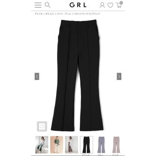 グレイル(GRL)のフロントタックフレアパンツ グレイル GRL(その他)