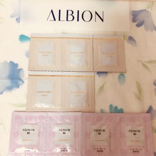 アルビオン(ALBION)の【アルビオン】フローラドリップ 1ml ✖︎5枚 サンプル ♡おまけ付き♡(サンプル/トライアルキット)