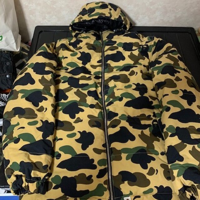 A BATHING APE(アベイシングエイプ)のかぎ様専用エイプ リバーシブルダウンジャケット メンズのジャケット/アウター(ダウンジャケット)の商品写真