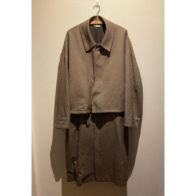 ステンカラーコートYOKE 19AW 3WAY BAL COLLAR SHARE COAT M