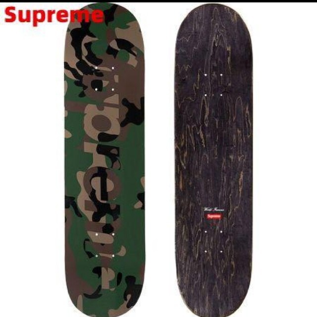 supreme skateboard woodland camo