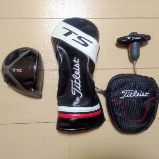 タイトリスト(Titleist)のタイトリスト TS3 9.5° ヘッドのみ ヘッドカバーあり(クラブ)