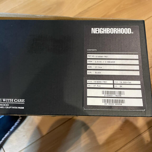 NEIGHBORHOOD(ネイバーフッド)の新品未使用 NEIGHBORHOOD SNEAKER 27.5 メンズの靴/シューズ(スニーカー)の商品写真
