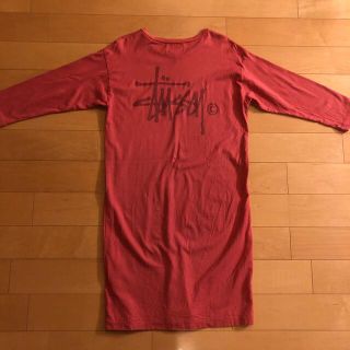 ステューシー(STUSSY)のSTUSSY 七分袖ワンピース(ひざ丈ワンピース)