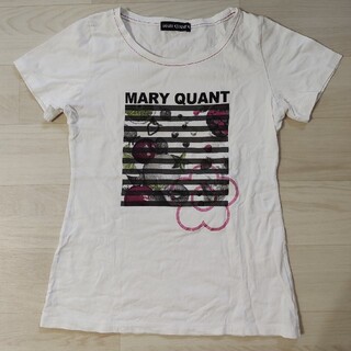マリークワント(MARY QUANT)のマリークワント　Tシャツ　半袖　白(Tシャツ(半袖/袖なし))
