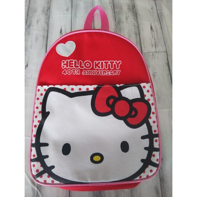 ハローキティ Hello Kitty キティちゃん リュックサック レッド 赤 フェイスの通販 By りゅう S Shop ハローキティならラクマ