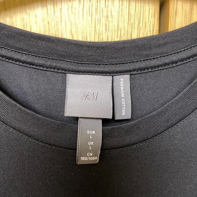 H&M(エイチアンドエム)の【送料無料】 H&M  プレミアムコットンTシャツ メンズのトップス(Tシャツ/カットソー(半袖/袖なし))の商品写真