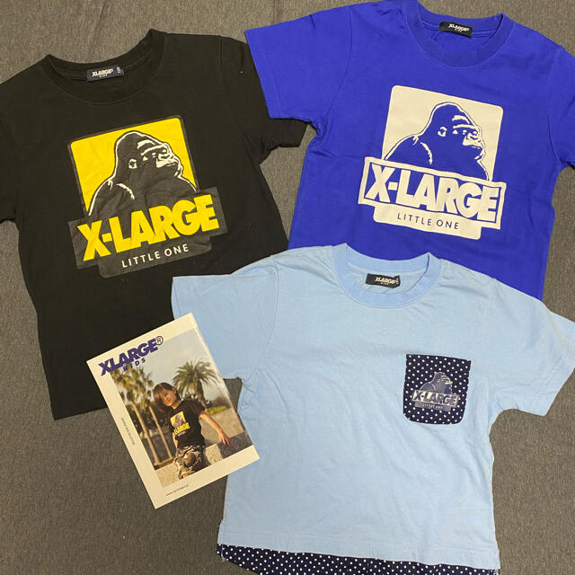 【xlarge kids】半袖Tシャツ　3枚セット　130