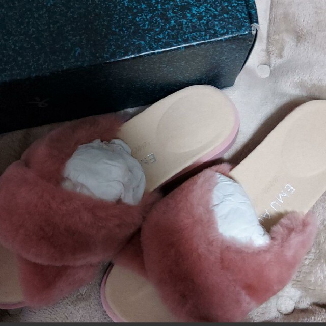EMU(エミュー)のエミュ☆ファーサンダル レディースの靴/シューズ(サンダル)の商品写真