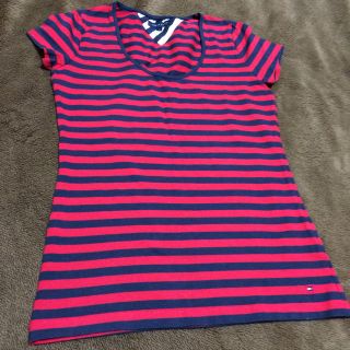 トミーヒルフィガー(TOMMY HILFIGER)の《美品》トミー♡ボーダーTシャツ(Tシャツ(半袖/袖なし))