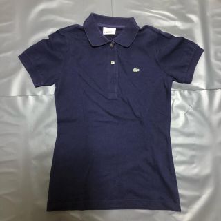 ラコステ(LACOSTE)のラコステ　ポロシャツ　38サイズ　ネイビー(ポロシャツ)