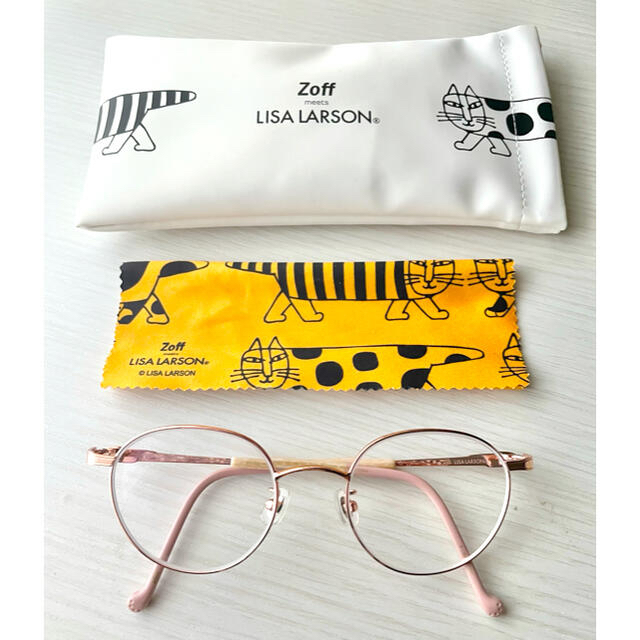 Lisa Larson(リサラーソン)のZoff リサ・ラーソン 猫モチーフ メガネ レディースのファッション小物(サングラス/メガネ)の商品写真