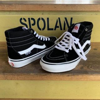 ヴァンズ(VANS)のVANS バンズ スケシュー【SKATE SK8-HI】黒/白 26.5cm(スケートボード)