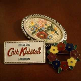 キャスキッドソン(Cath Kidston)のキャスキッドソン　ブローチ3点(ブローチ/コサージュ)