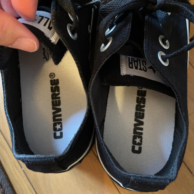 CONVERSEコンバースオールスター黒厚底スニーカー23.5cm試着のみ美品 2