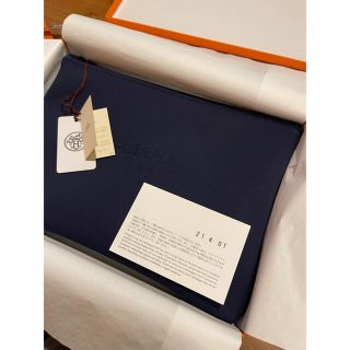 エルメス(Hermes)のHERMES エルメス ネオバン MM ネイビー新品(ポーチ)