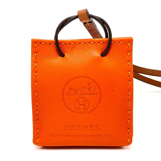 エルメス HERMES サック オランジュ ショッパー チャーム ストラップ
