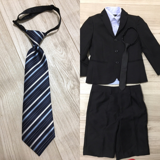 スーツ　黒　110センチ　男の子　フォーマル(ドレス/フォーマル)
