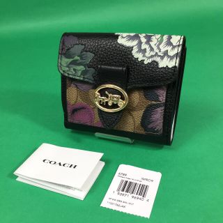 コーチ(COACH)のCOACH ジョージ シグネチャー カフェ・ファセット 二つ折り財布 新品(財布)