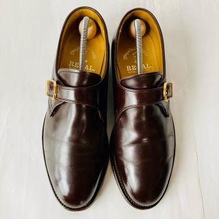 リーガル(REGAL)のREGAL リーガル 革靴 モンクストラップ 濃茶 24.5cm 除菌・消臭済み(ドレス/ビジネス)