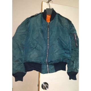 アルファインダストリーズ(ALPHA INDUSTRIES)の希少 USA製 ALPHA INDUSTRIES L-2B JACKET L 紺(フライトジャケット)