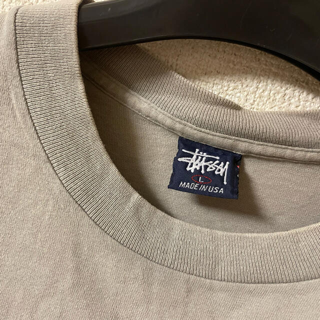 STUSSY(ステューシー)のステューシー STUSSY Tシャツ カットソー 半袖 プリント グレー L メンズのトップス(Tシャツ/カットソー(半袖/袖なし))の商品写真