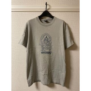 ステューシー(STUSSY)のステューシー STUSSY Tシャツ カットソー 半袖 プリント グレー L(Tシャツ/カットソー(半袖/袖なし))