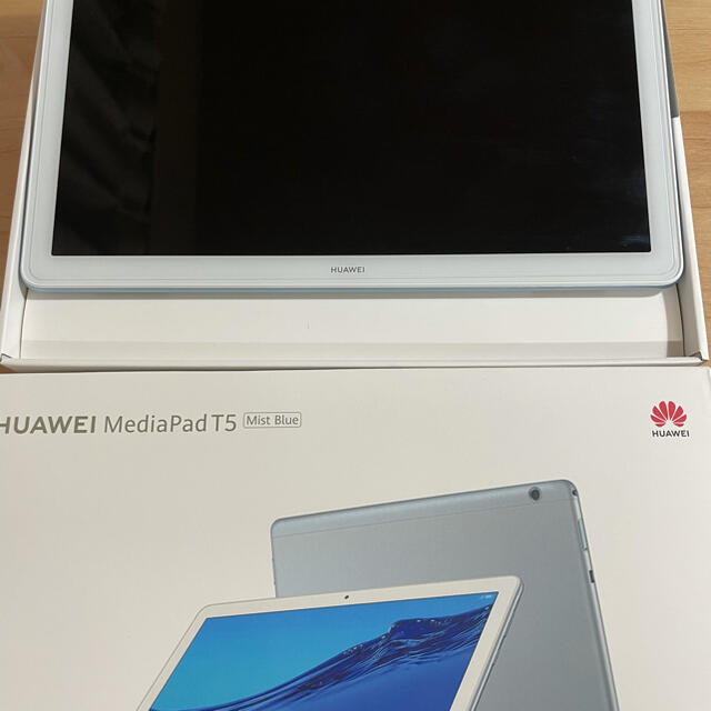 HUAWEI(ファーウェイ)のHUAWEI MediaPad T5 10.1インチ タブレット ミストブルー スマホ/家電/カメラのPC/タブレット(タブレット)の商品写真