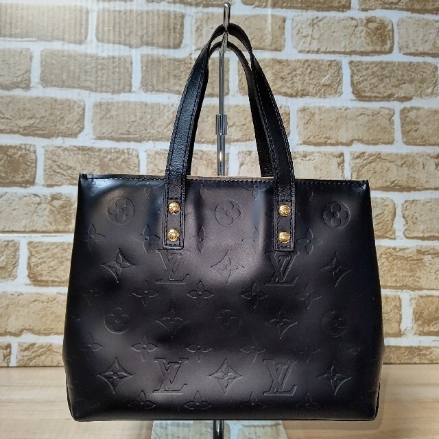 LV ルイヴィトン ヴェルニ リードPM ハンドバッグ 艶消し黒✕黄 最安