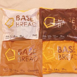 ベースフード　完全栄養パン　BASE BREAD 4種類+オマケ(ダイエット食品)