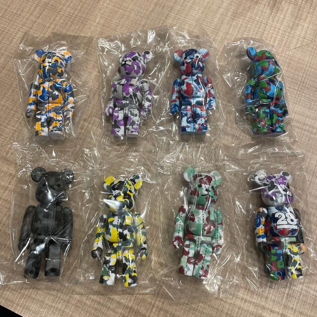 8個全種セットBE@RBRICK BAPE CAMO 28th 100%