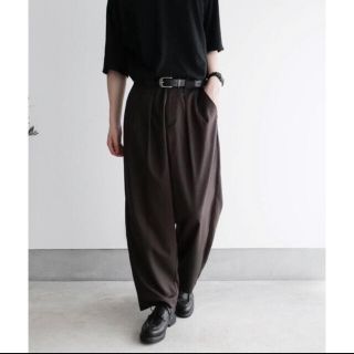 【remer】loose tuck wide slacks PT(スラックス)