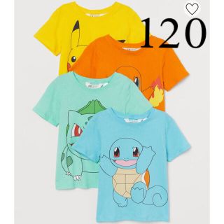 エイチアンドエム(H&M)のH&M プリントTシャツ　4枚セット　ポケモン(Tシャツ/カットソー)