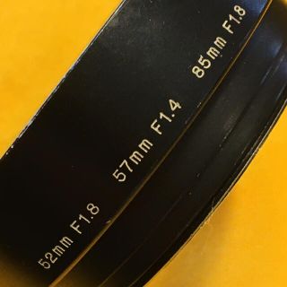 コニカミノルタ(KONICA MINOLTA)のOLD HOOD KONICA コニカ 52 57 85mm 金属フード(フィルムカメラ)