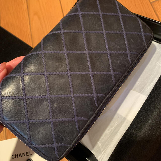 CHANEL ワイルドステッチ　長財布