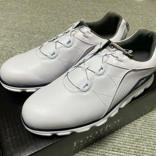 フットジョイ(FootJoy)の新品！FJ PRO SL ゴルフシューズ(カラー:WH、サイズ26.0)(シューズ)