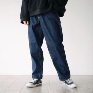 【remer】Wide tapered denim/ワイドテーパードデニムパンツ(デニム/ジーンズ)