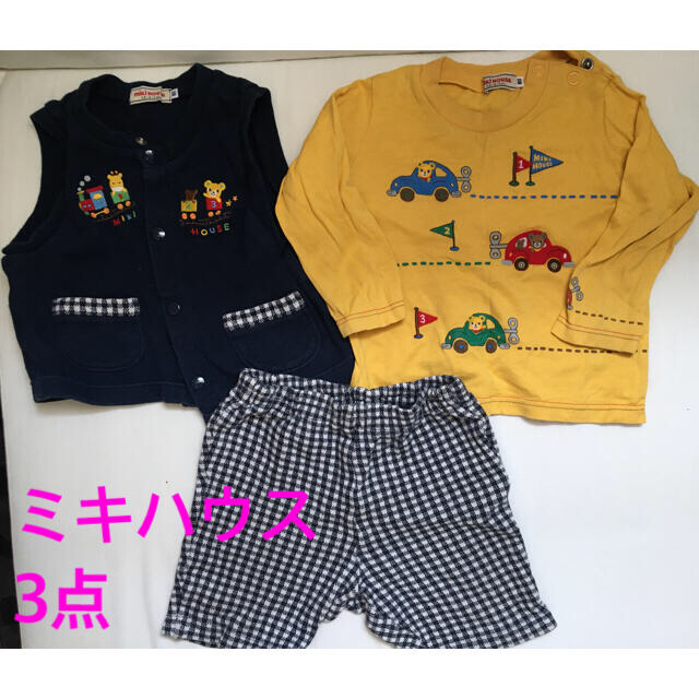 mikihouse(ミキハウス)の【10点】80サイズ　ミキハウス&GAPベビー他　まとめ売り キッズ/ベビー/マタニティのベビー服(~85cm)(シャツ/カットソー)の商品写真