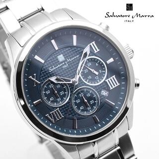 サルバトーレマーラ(Salvatore Marra)のサルバトーレマーラ 腕時計 メンズ クロノグラフ シルバー(腕時計(アナログ))