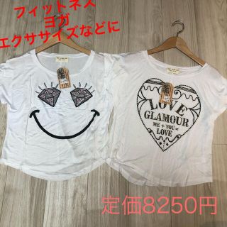 新品 THE  CLAS-SIC フィットネス　ダンス、人気のTシャツ (Tシャツ(半袖/袖なし))